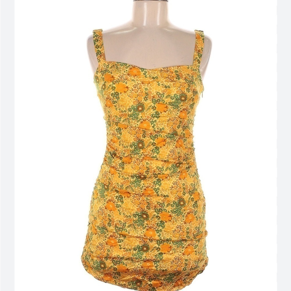 Urban outfitters mini dress Claira Ruched Bodycom NWOT